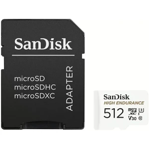 Karta pamięci SanDisk microSDXC 512GB High Endurance z adapterem