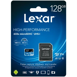 Karta pamięci Lexar 128GB microSDXC Blue High-Performance