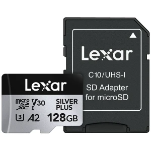 Karta pamięci Lexar Professional SILVER PLUS High-Performance microSDXC 128GB
