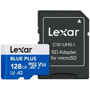 Kamera samochodowa 70mai A800SE-1 4G ready 4K + kamera tylna RC22 + karta Lexar microSDXC Blue Plus 128GB + adapter SD