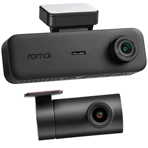 Kamera samochodowa 70mai T400 + kamera tylna RC21 + karta Lexar microSDXC Blue Plus 128GB + adapter SD
