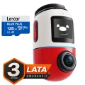 Kamera samochodowa 70mai 4K Omni X800 Czerwona Lexar micro SDXC 128 GB Blue.webp