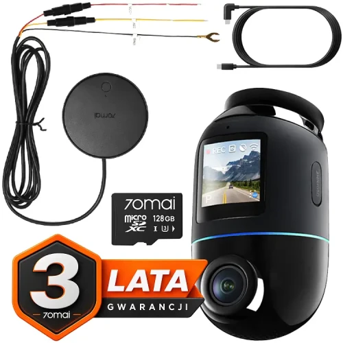 Kamera samochodowa 70mai 4K Omni X800 Czarna karta 70mai microSD 128GB UP04 SET.webp