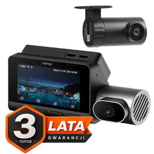 Kamera samochodowa 70mai 4K T800 HDR SET kamera tylna RC24 Full HD karta 256 GB.webp