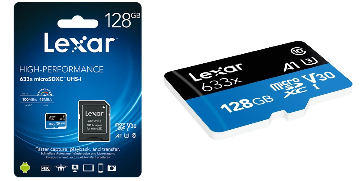Lexar micro SDXC 128 GB Blue High-Performance