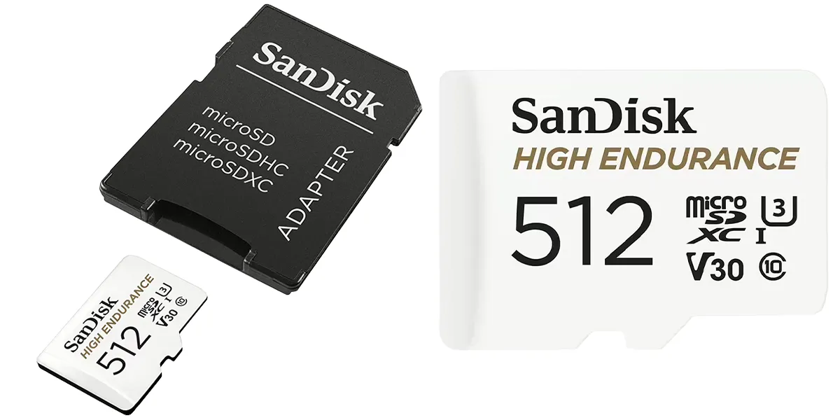 Sandisk micro High Endurance SDXC 512 GB V30