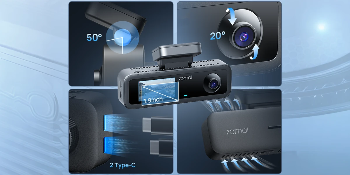 kamera samochodowa 70mai T400