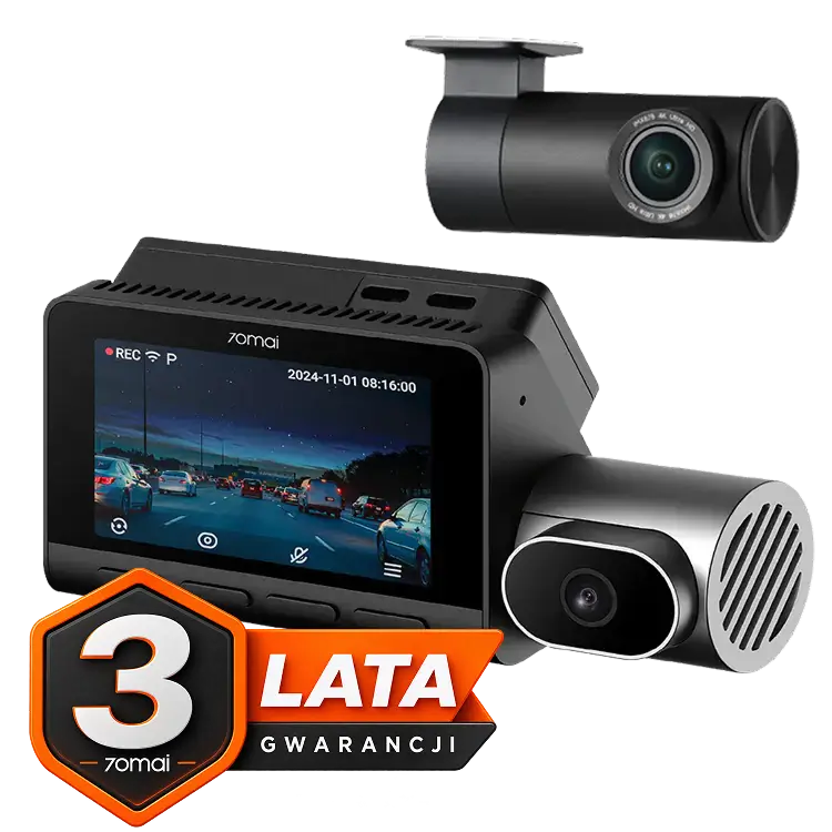 Kamera samochodowa 70mai 4K T800 PREMIUM SET kamera tylna RC41 4K karta 512 GB.webp